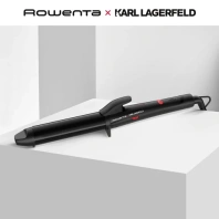 Щипцы для завивки волос ROWENTA Karl Lagerfeld CF323LF0, диаметр 32 мм, конусная форма, 120-200°C, черный, 1830008509 Щипцы для завивки волос ROWENTA Karl Lagerfeld CF323LF0, диаметр 32 мм, конусная форма, 120-200°C, черный, 1830008509