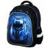 Рюкзак SNOOBAG (СНУБЭГ) FLOSSY, 2 отделения, 3 кармана, "Striped car", 3D-панель, 40х28х18 см, 274442