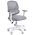Кресло детское с подставкой для ног BRABIX KIDS MG-220, сетка/ткань TW, серое, 533315