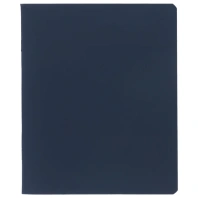 Тетрадь А5 96л. HATBER скоба, клетка, Soft-touch ламинация, SoloMatte_Сапфир, 092748, 96Т5лВ1