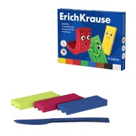 Пластилин классический ErichKrause Разноцветные друзья 8 цветов со стеком, 120 г (в коробке 8 шт)