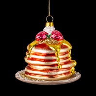 Украшение ErichKrause Decor Блинчики 10см, стекло Украшение ErichKrause Decor Блинчики 10см, стекло